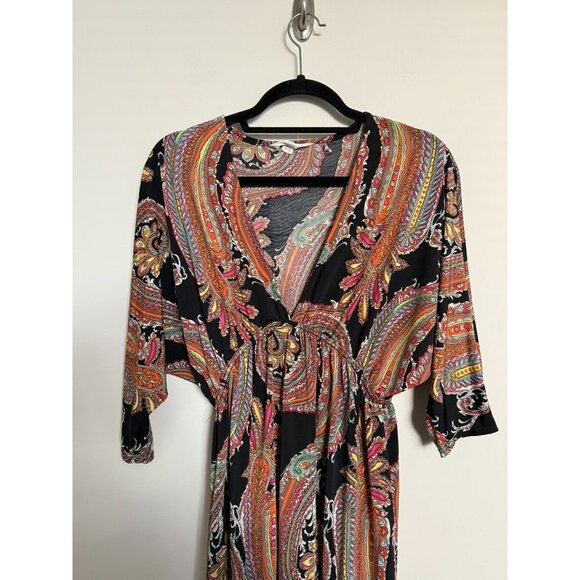 5th & Love Black Multi-Color Damask Design Dress - Size XL - Picture 6 of 11